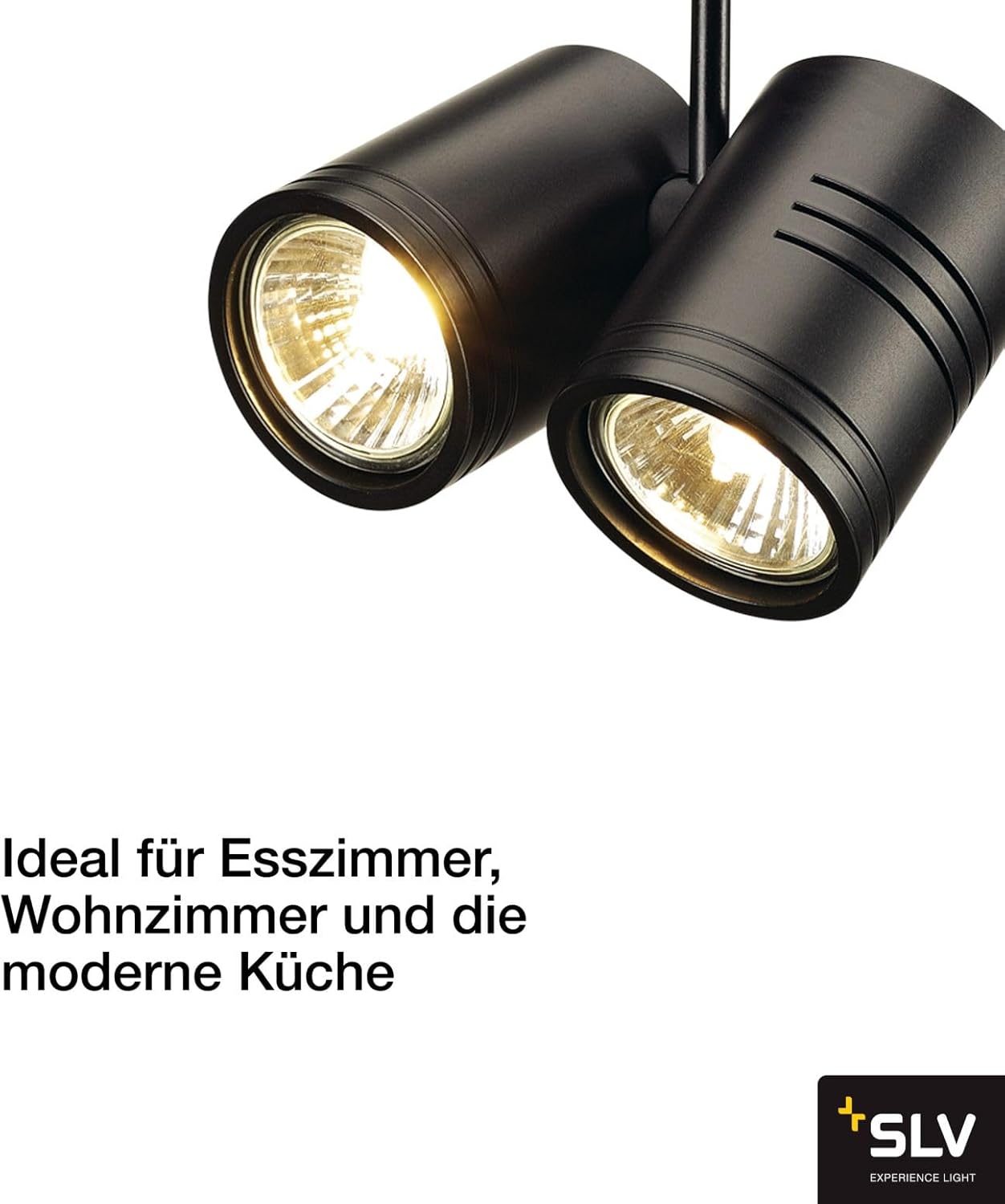 LED-Strahler Bima, Bima Spot Zweiflammig Qpar51 50w Schwarz Matt|3Ph