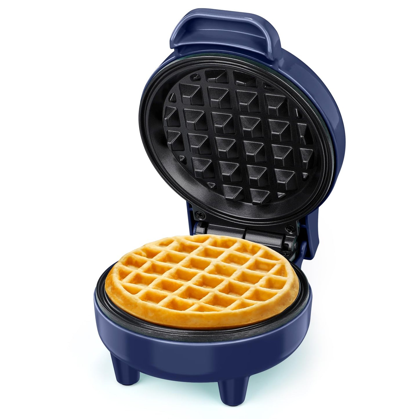 Mini Waffeleisen, 14.6 x 10.5 x 18.3 cm Blau