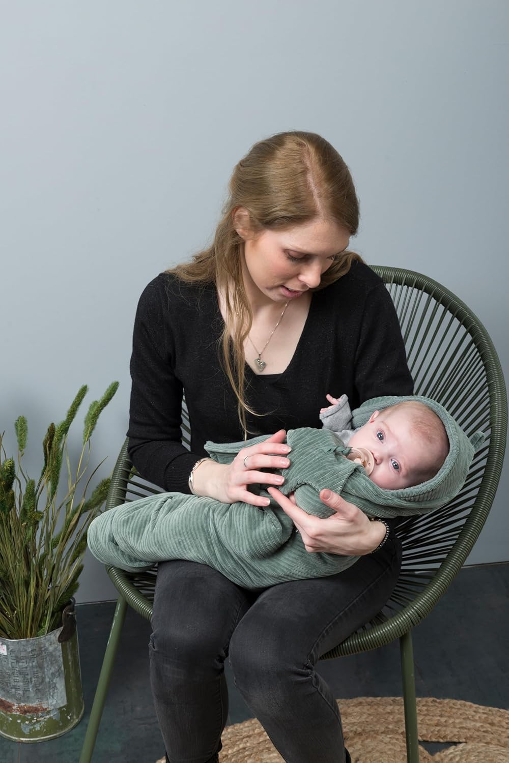 Baby Kapuzendecke - Sense, Alt Rosa