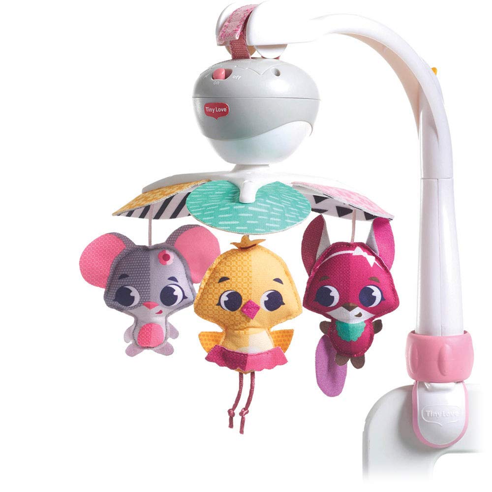 3-in-1 Musik-Mobile für Babybett, mehrfarbig, Mehrfarbig
