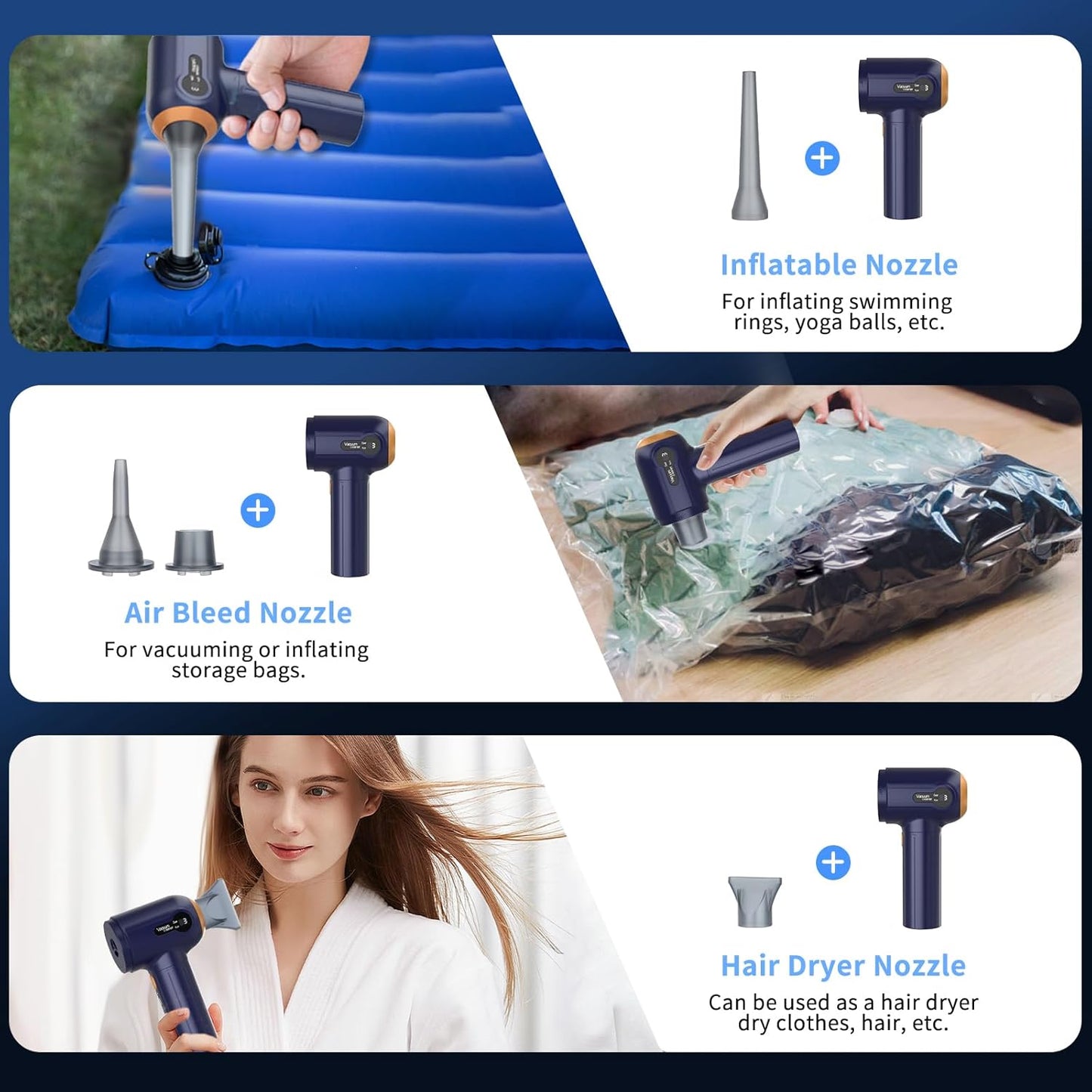Kabelloser Handstaubsauger, Azul