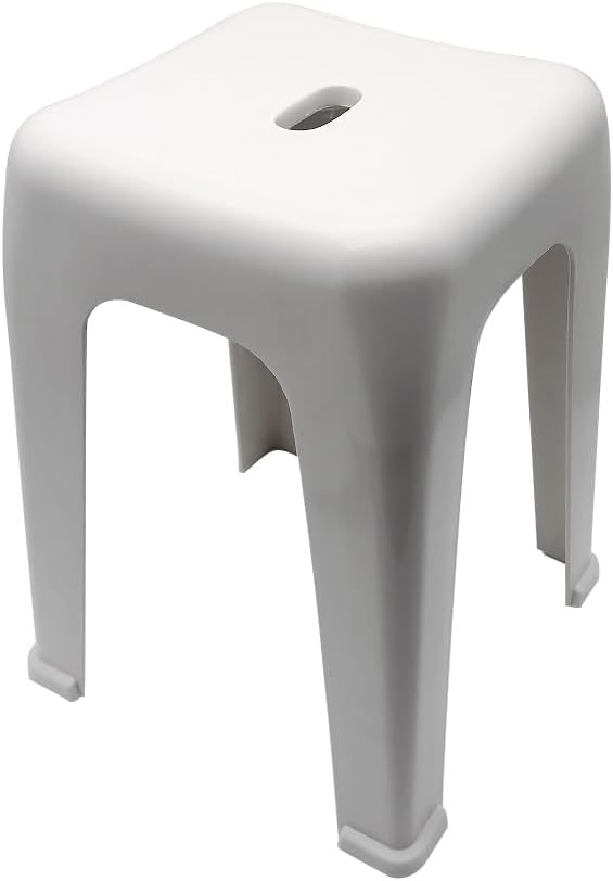 2er-Set Design Badhocker, Weiss