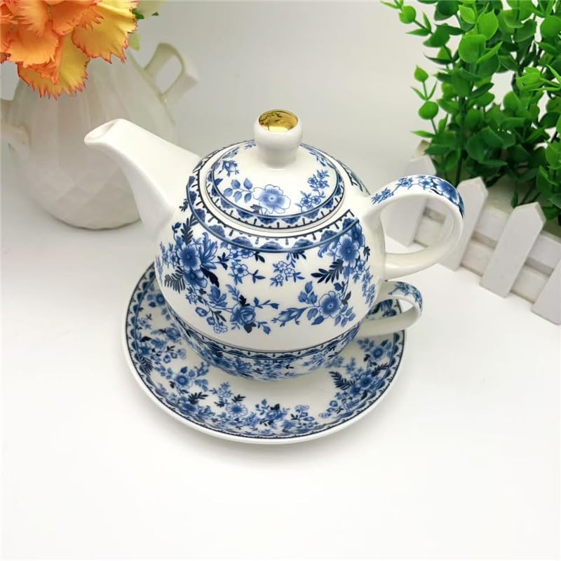 Teeservice für eine Person, Blue And White