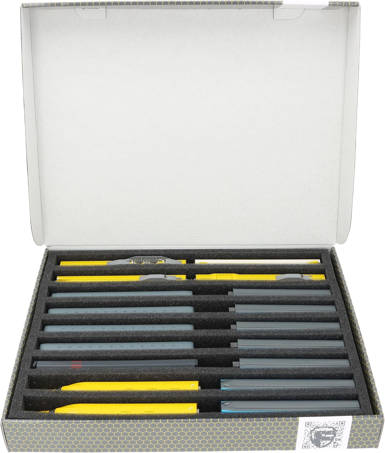 3 Stück Lagerboxen FSLB040 mit 9 Fächern, für Modelleisenbahnen Spur N, 3 Stück