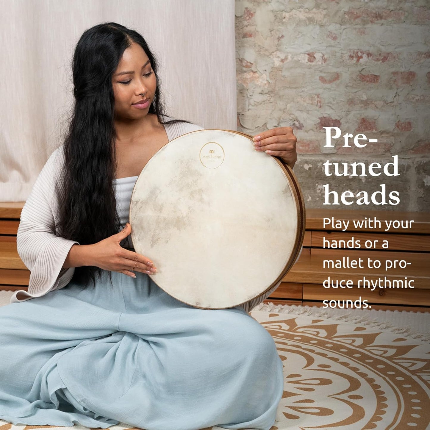 Flower Of Life Wave Drum 16"