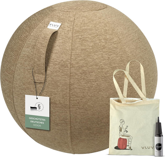 Ergonomischer Sitzball Stov, 60cm - 65cm Macchiato