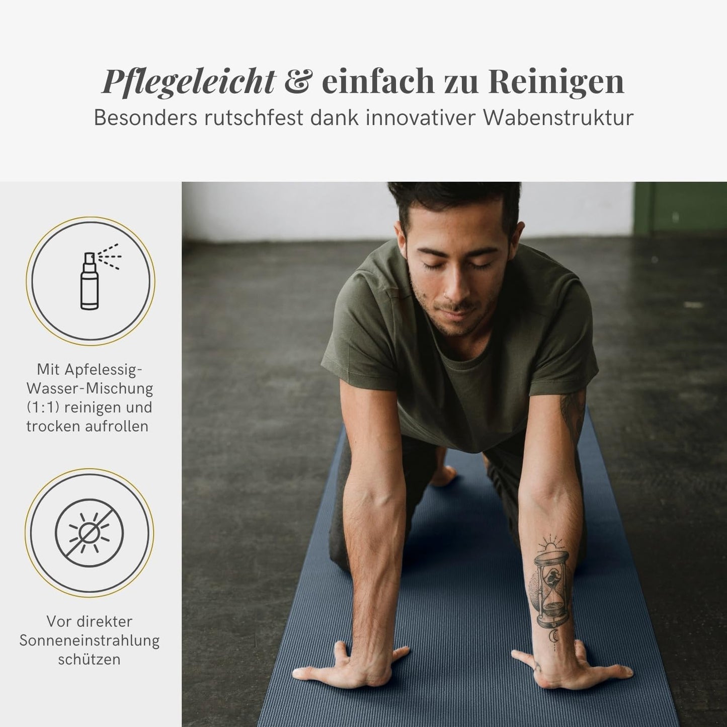 Yogamatte Mudra, Standard / Indigo Dust