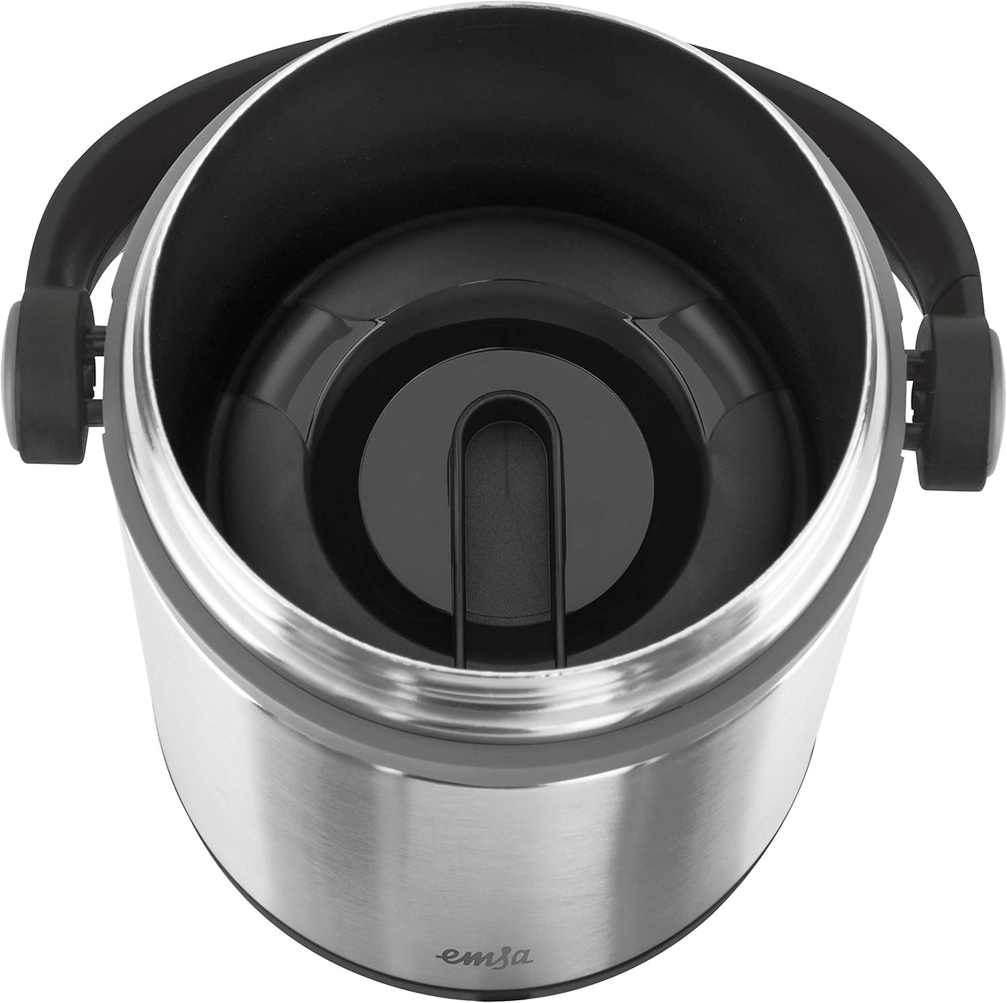 Isolier-Speisegefäss mit Speiseeinsätzen, Schwarz 1.7 L Single