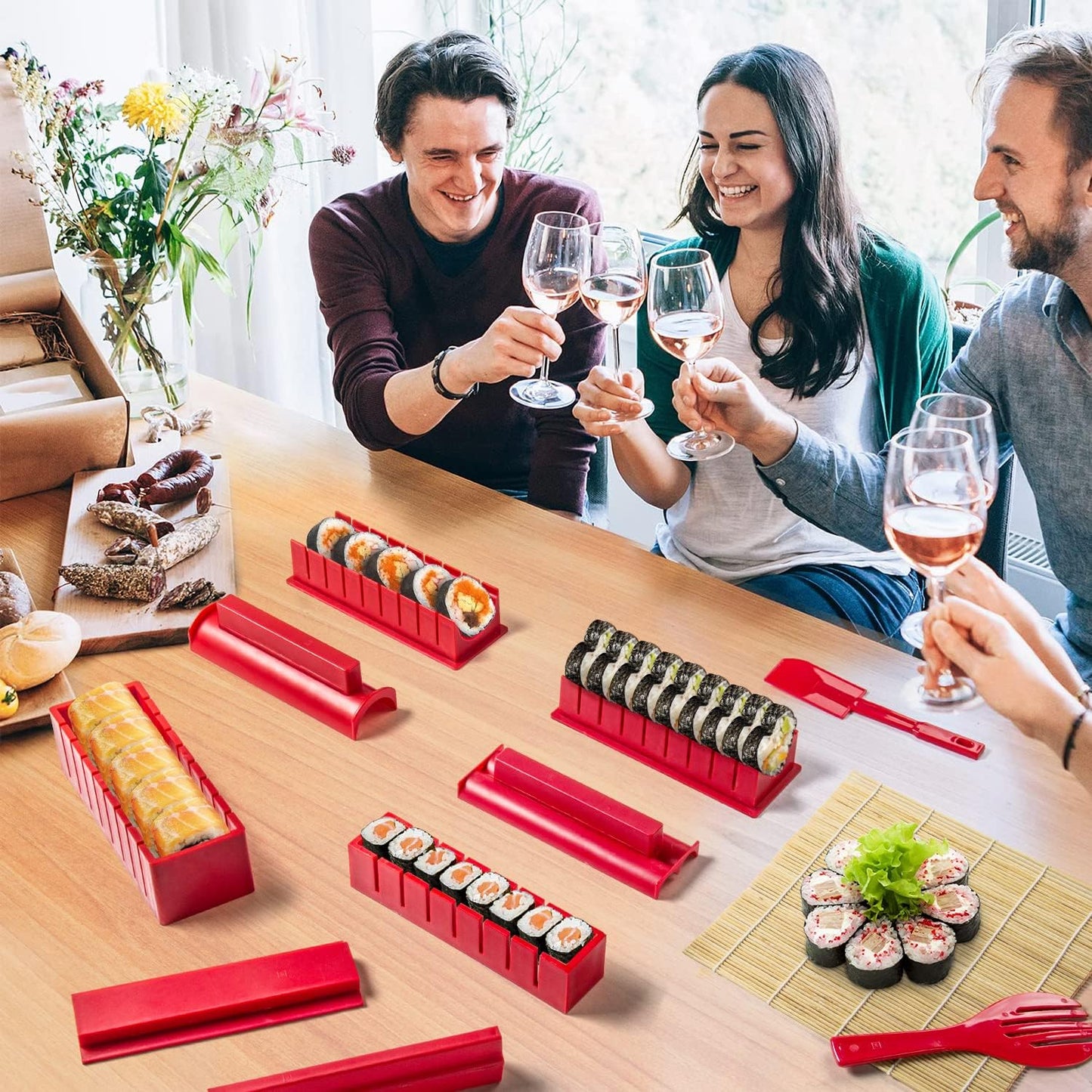 Sushi Making Kit, Rot
