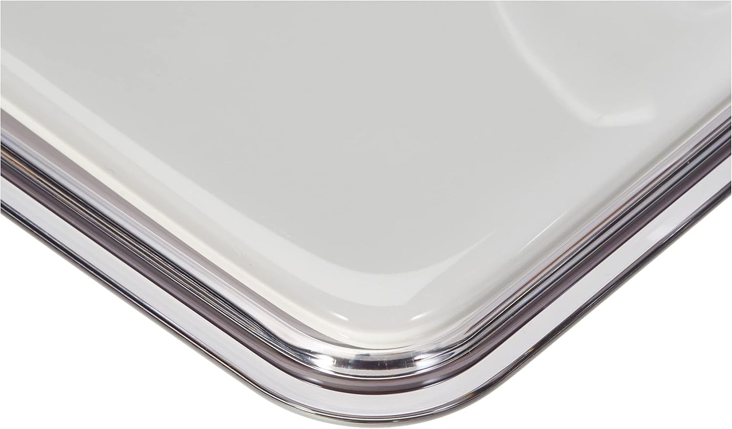 Quadratische Käseglocke Gocce, 25,5 x 25,5 x 11,5 Himmelgrau