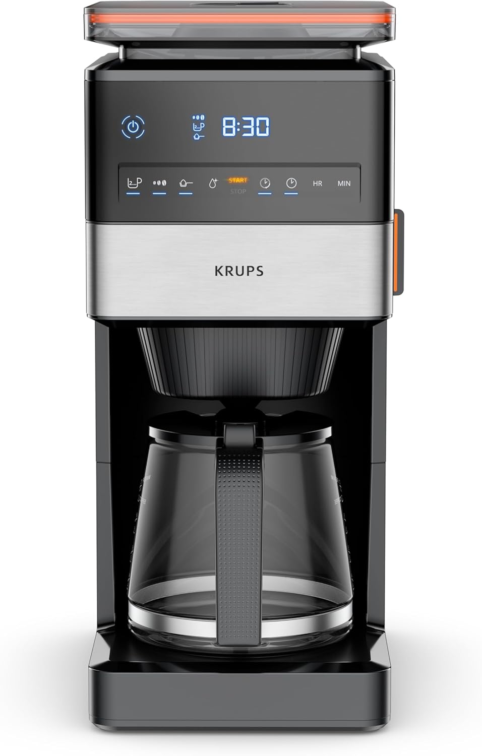 Grind Aroma XL Filterkaffeemaschine, Schwarz/Edelstahl 1,5 L