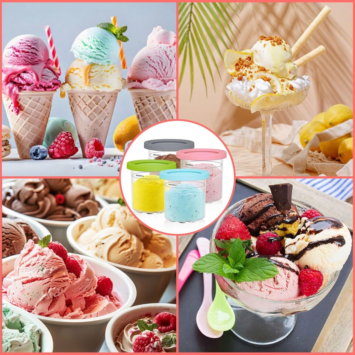 Eisbehälter-Set für Ninja Creami