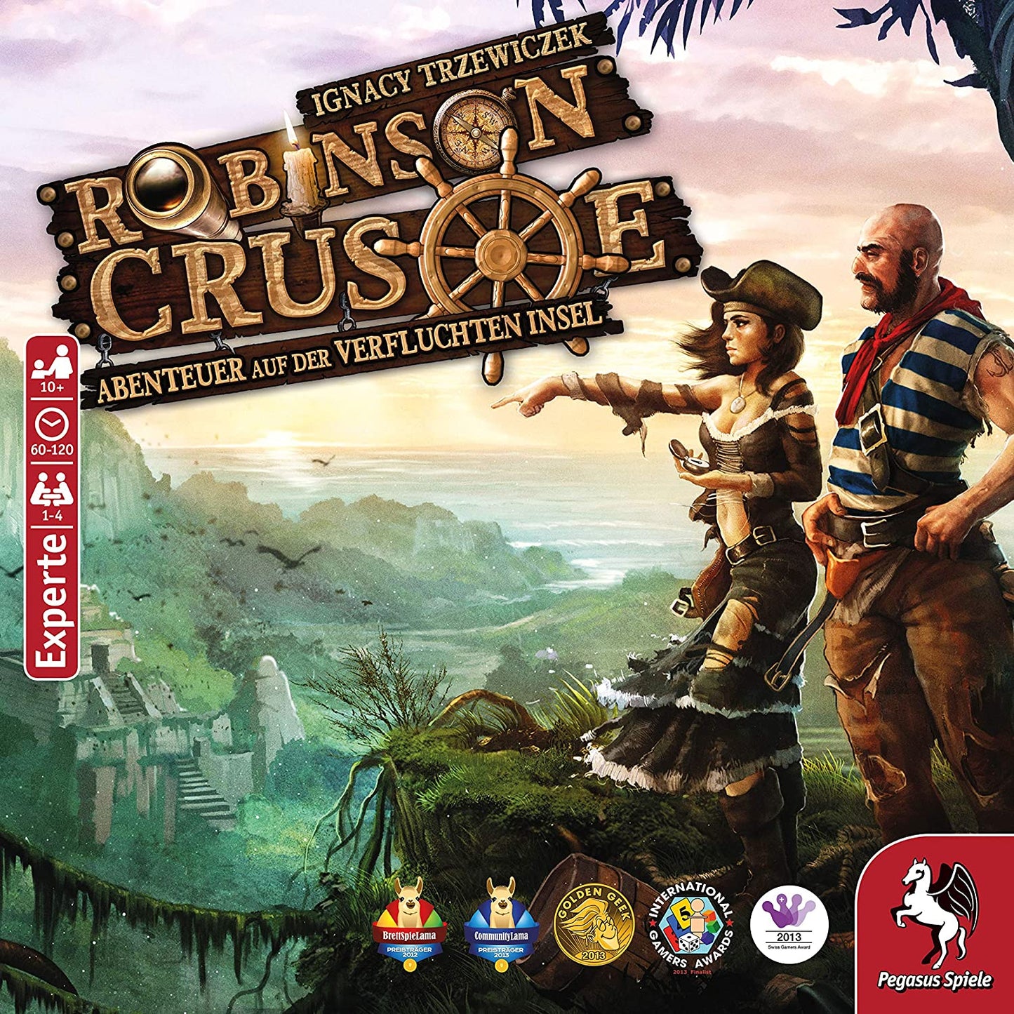 Robinson Crusoe - Abenteuer auf der Verfluchten Insel, Brettspiel, Single