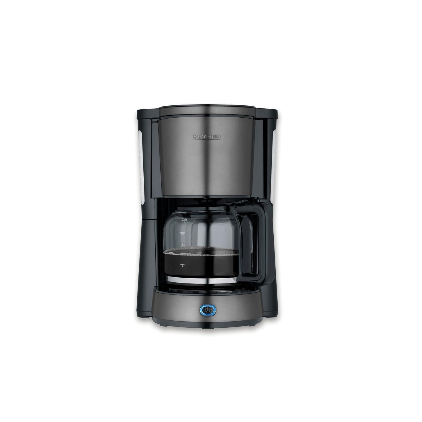 KA 9340 Filterkaffeemaschine, Dark Inox Glaskanne