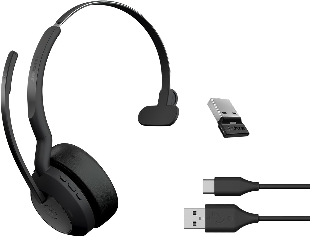 Evolve2 55 MS Mono USBA, Mono USB-A Adapter - Ohne Halterung MS Teams
