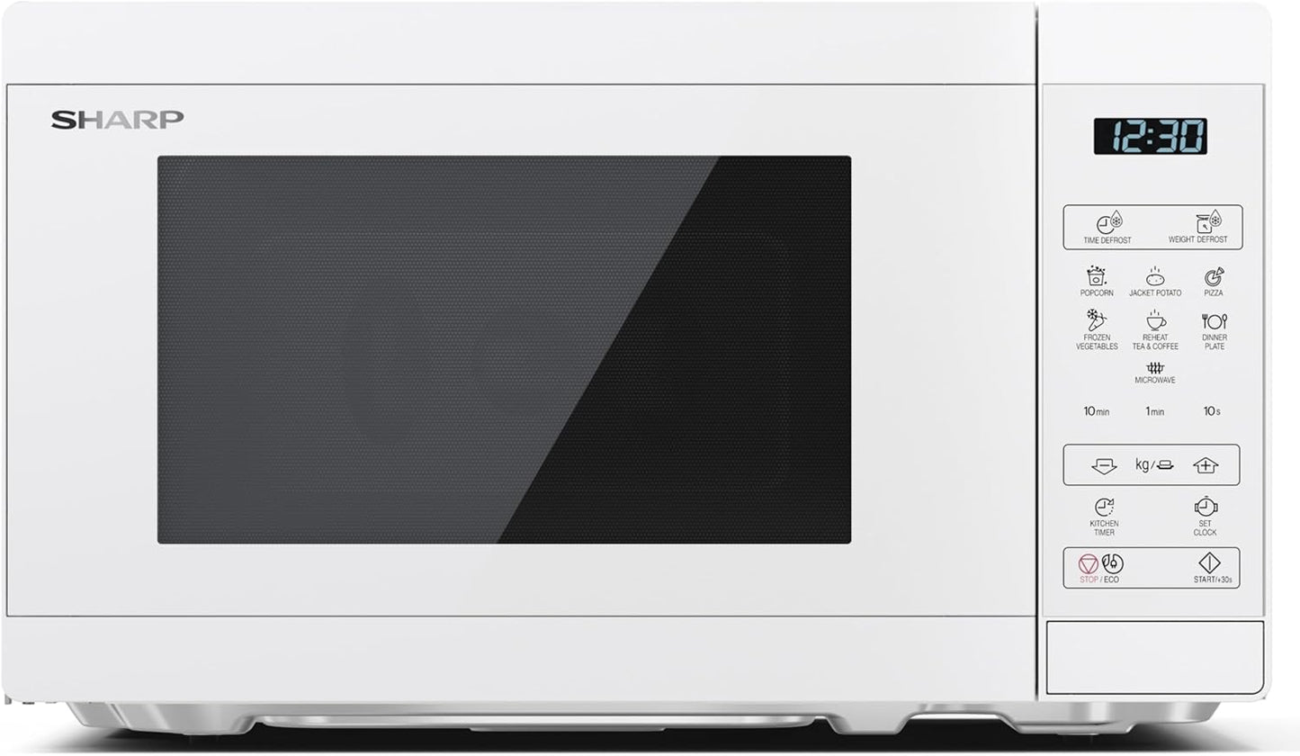 Mikrowelle YC-MS02E-C mit Auftaufunktion, Kristallweiß