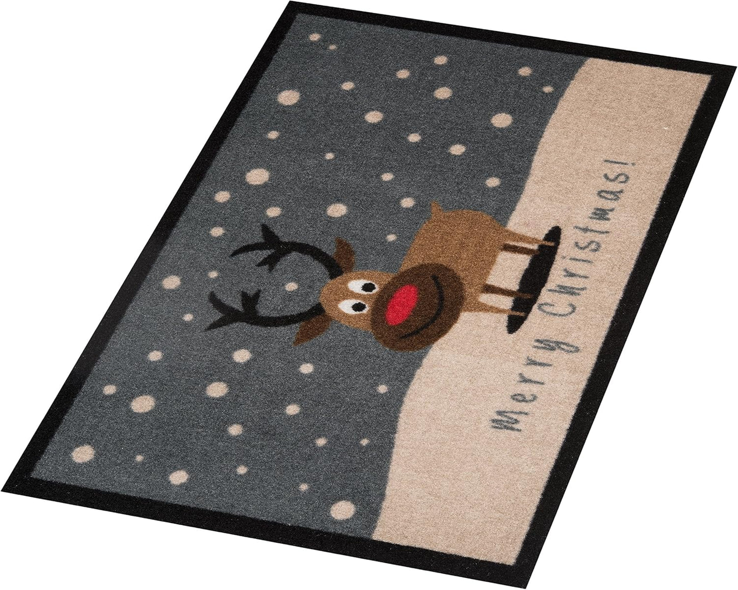 Christmas Reindeers, Grau Braun