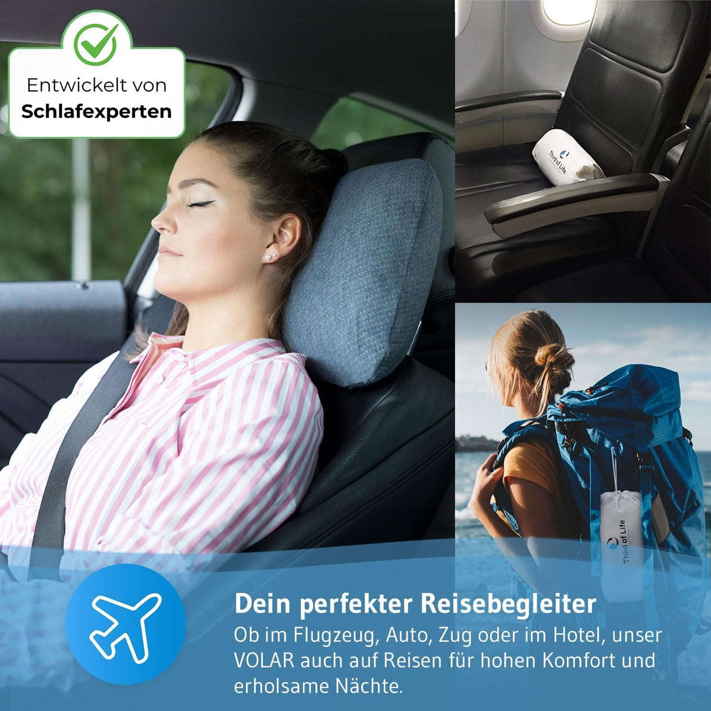 Ergonomisches Reisekissen Volar