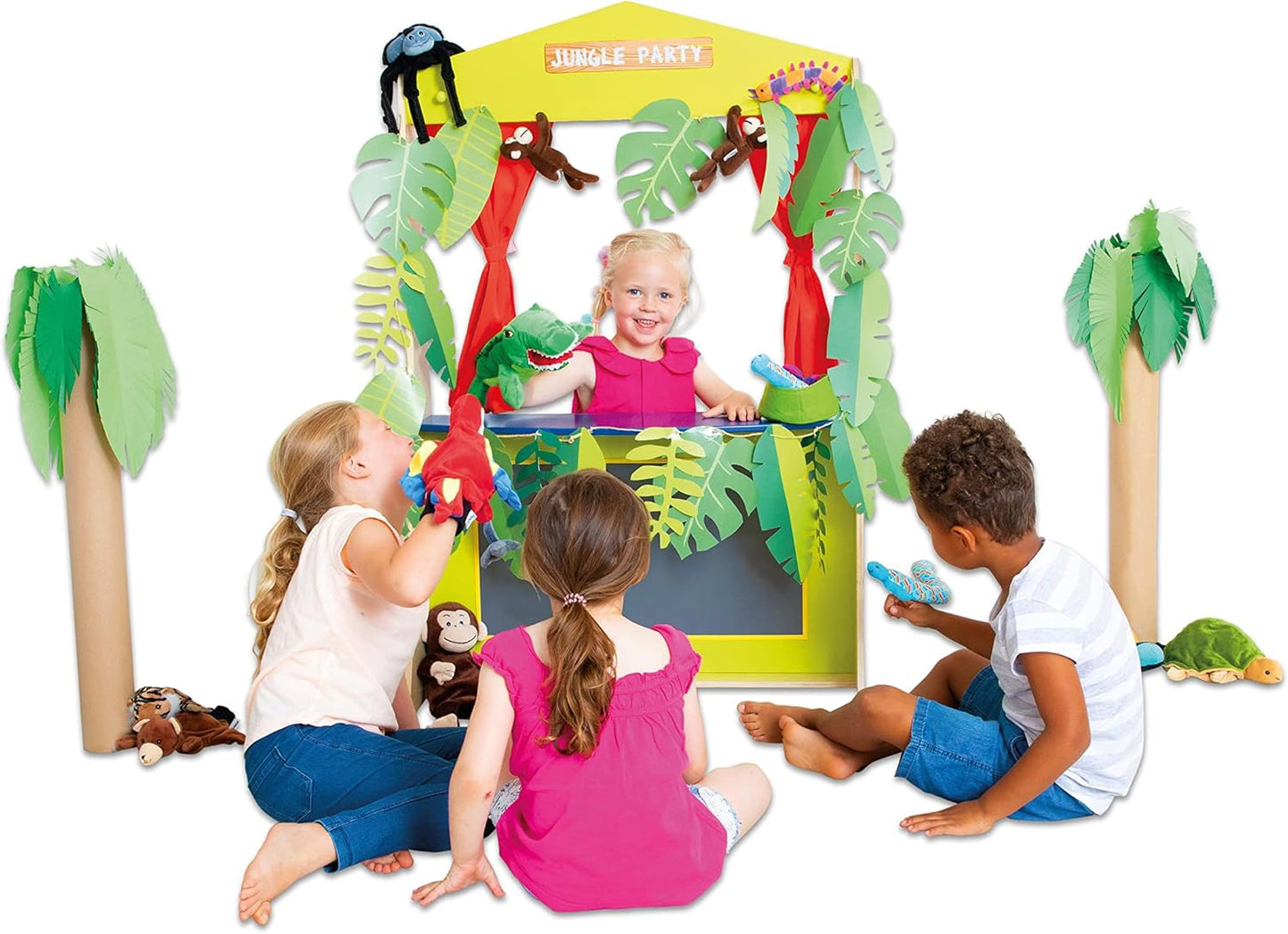 Holz-Puppentheater für Kinder, Nocolor
