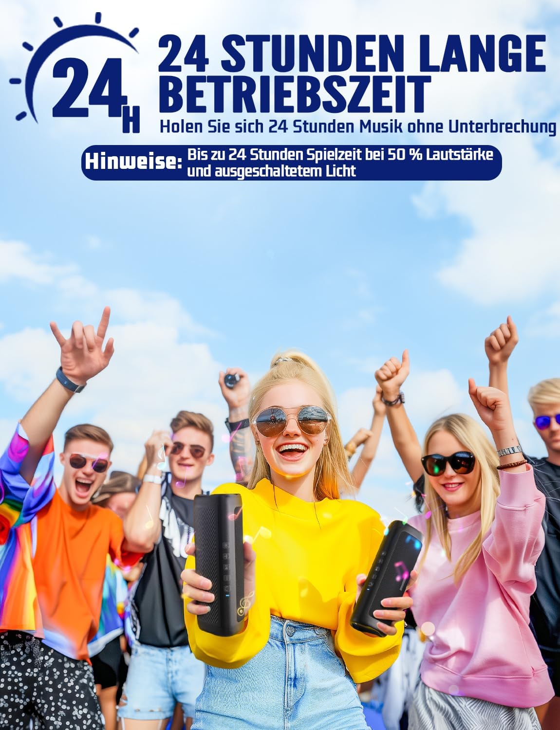 Tragbarer Bluetooth-Lautsprecher