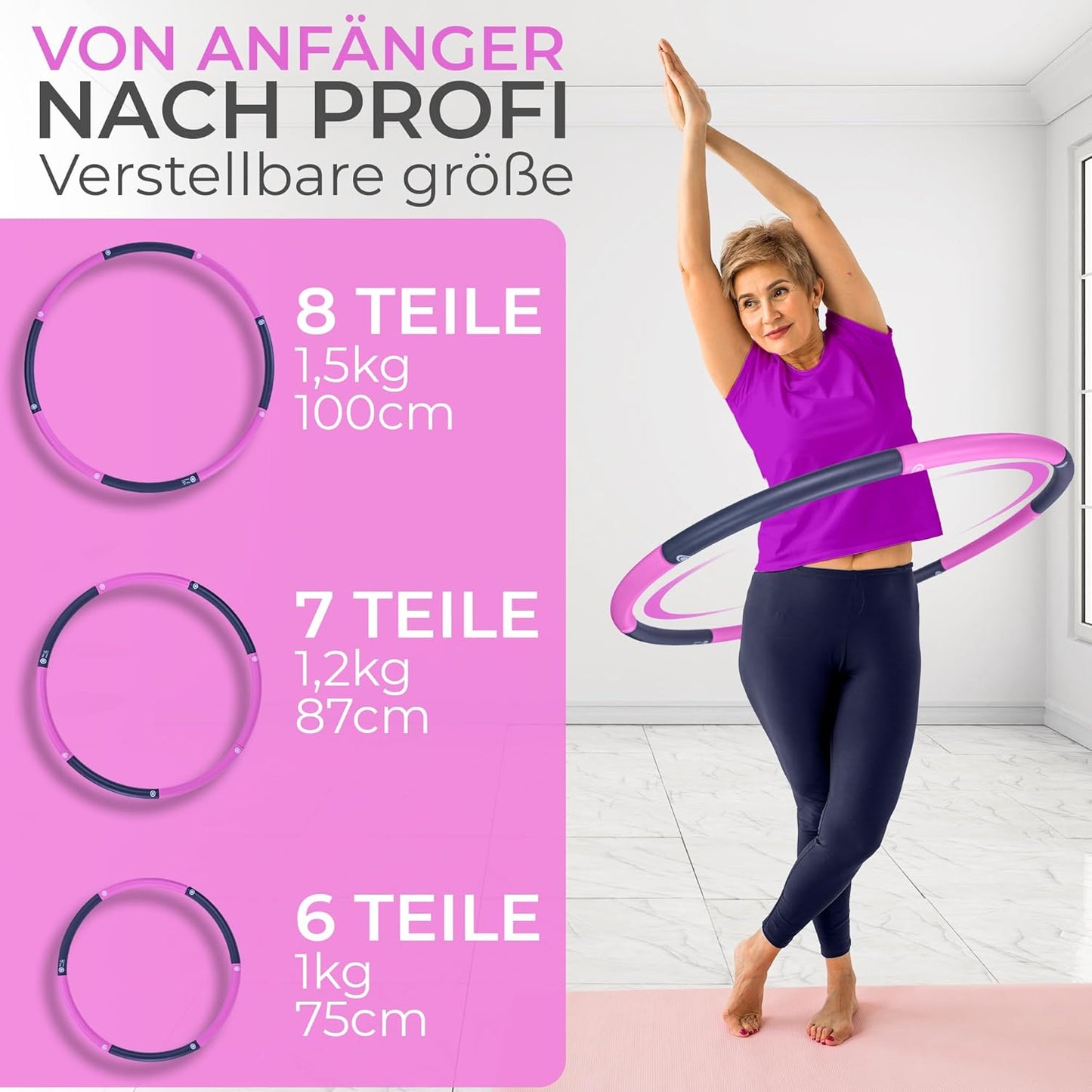 Hula Hoop Reifen für Anfänger, Sport