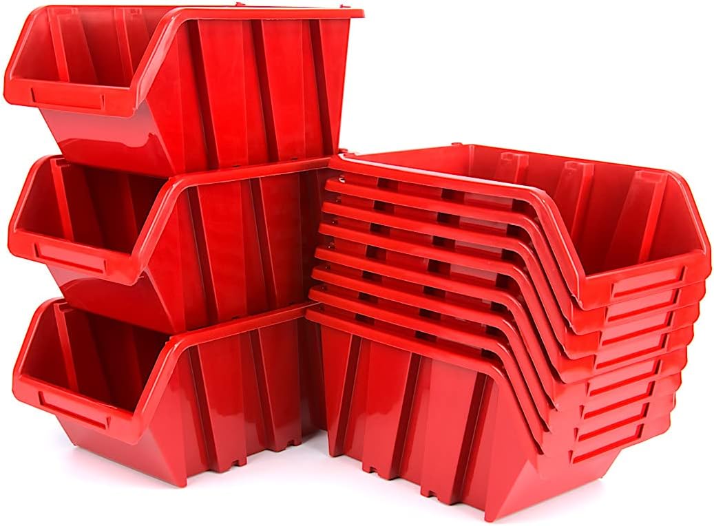 Truck Aufbewahrungsboxen-Set (36 Stück), Rot