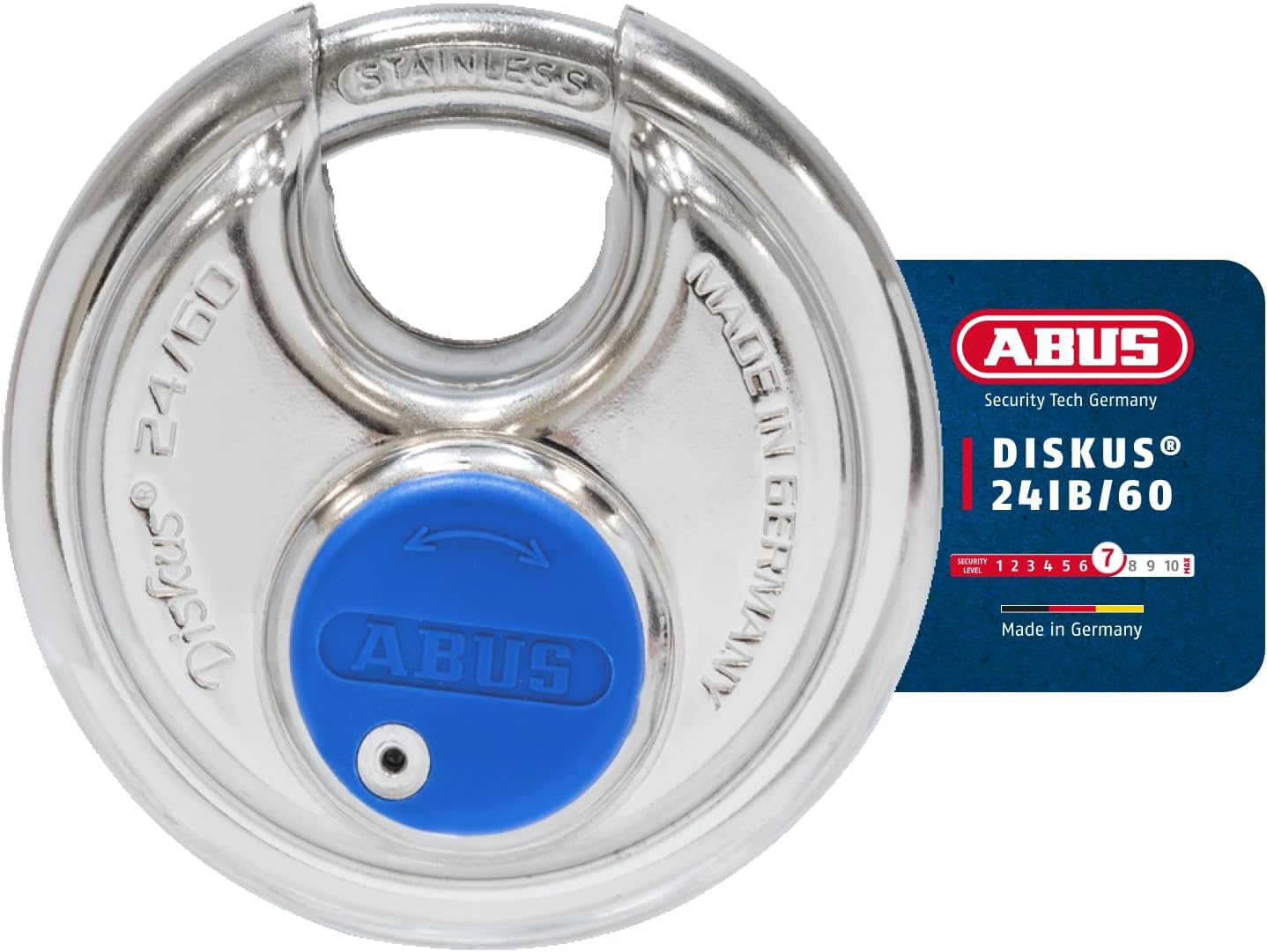 Diskus Vorhängeschloss 24IB/60 mit 360° Rundumschutz, 60mm