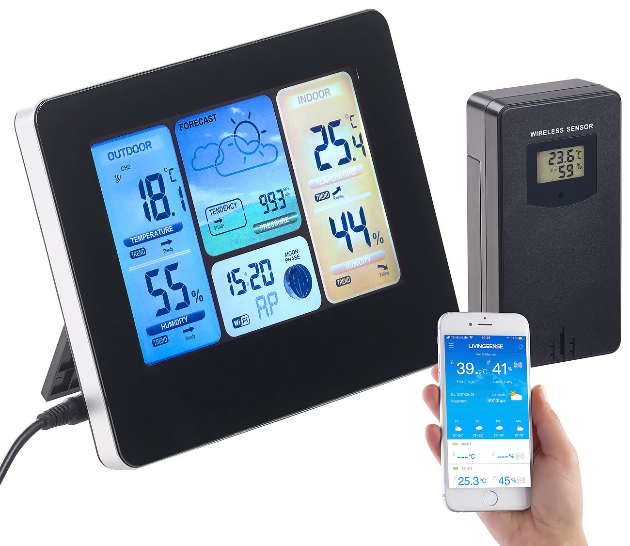 WLAN-Funk-Wetterstation