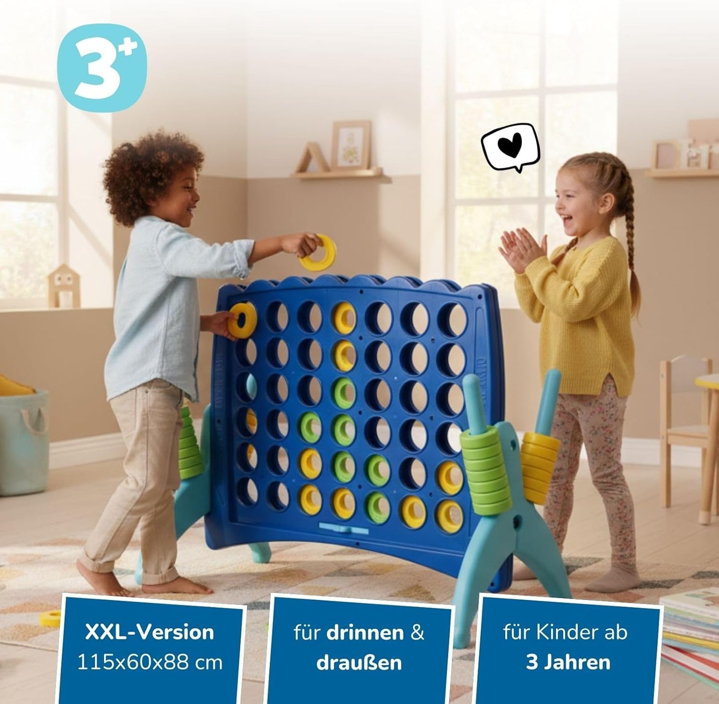 XXL 4-Gewinnt-Familienspiel, XXL