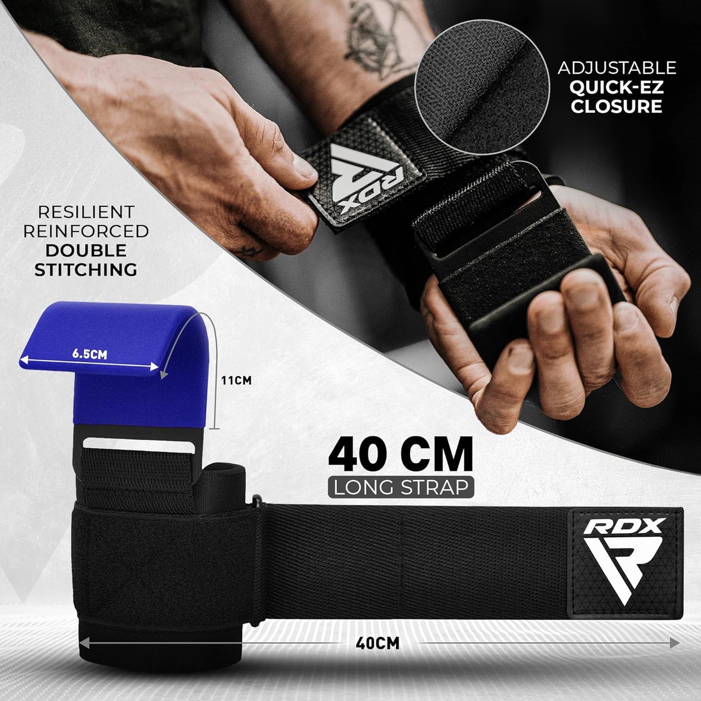 Zughilfe für Krafttraining und Bodybuilding, Blau