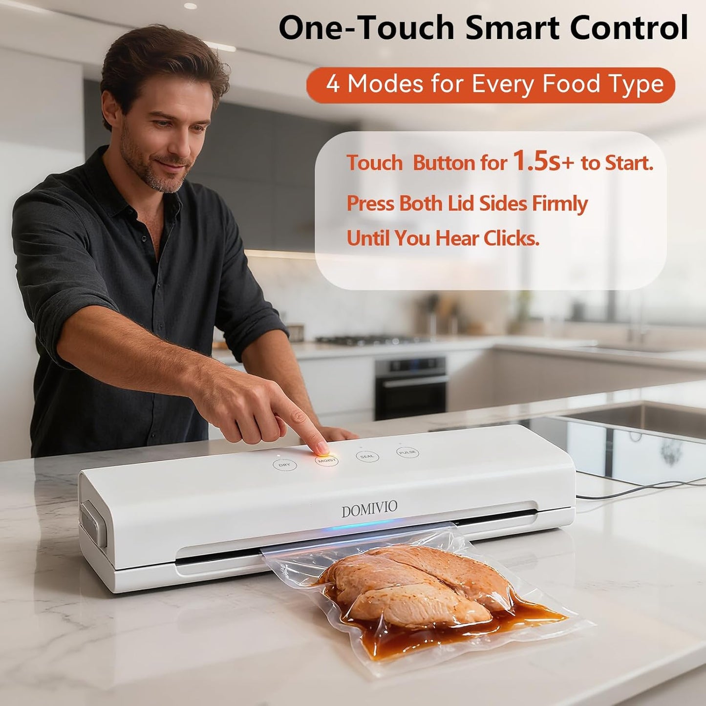 5-in-1 Vakuumiergerät Set VS2093 mit Folienschweissgerät, Entry Vacuum Sealer VS2122