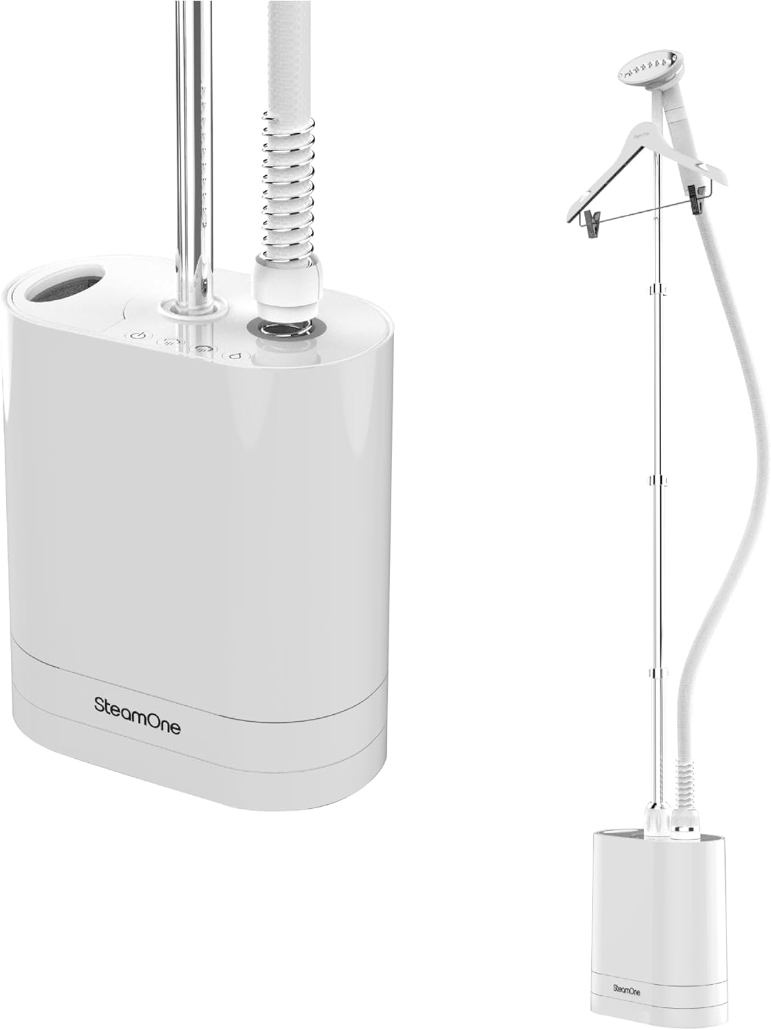 Vertikaler Steamer & Dampfglätter EUH2020W, Liter 1,2L Weiß