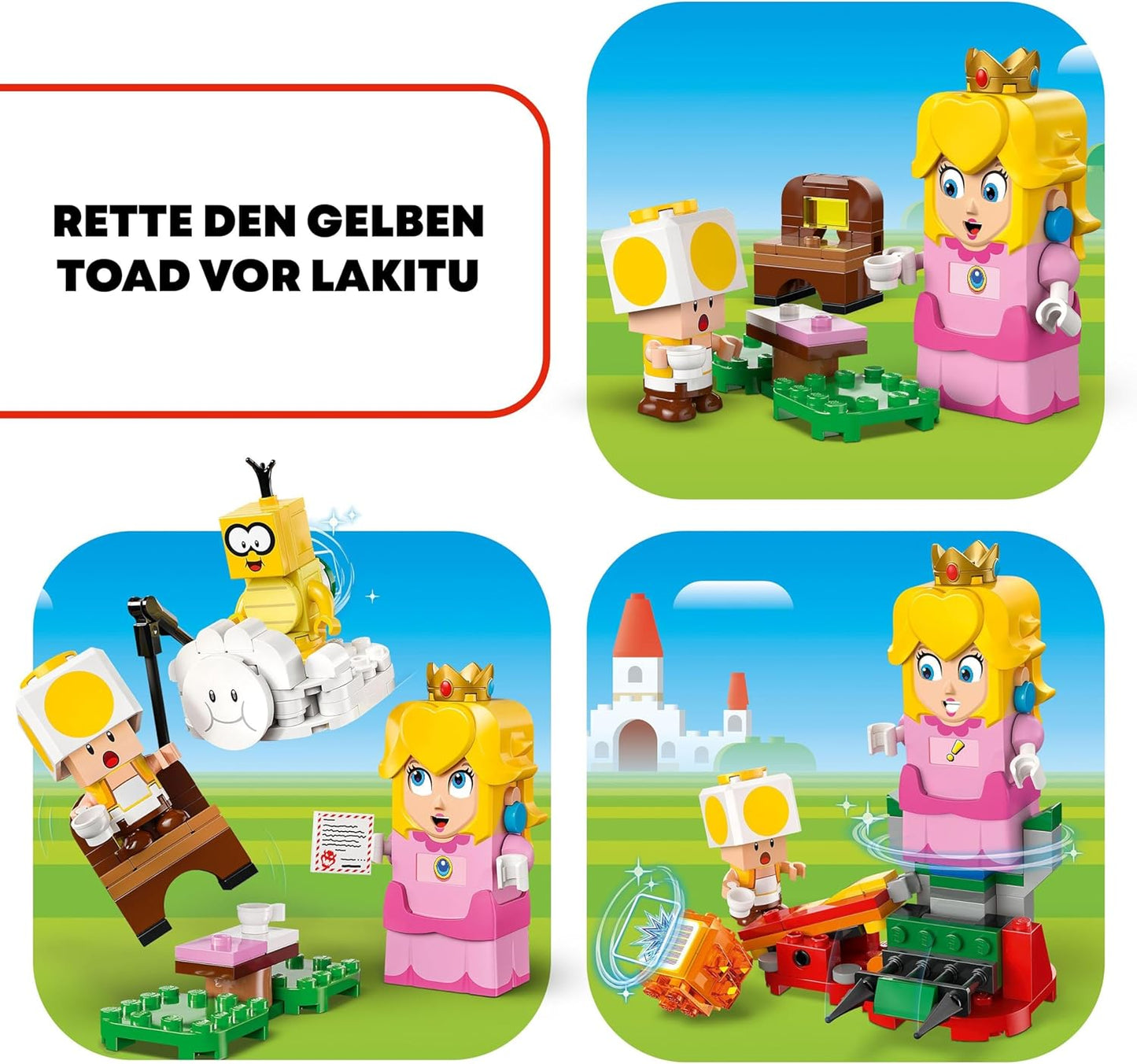 Abenteuer mit der interaktiven Peach