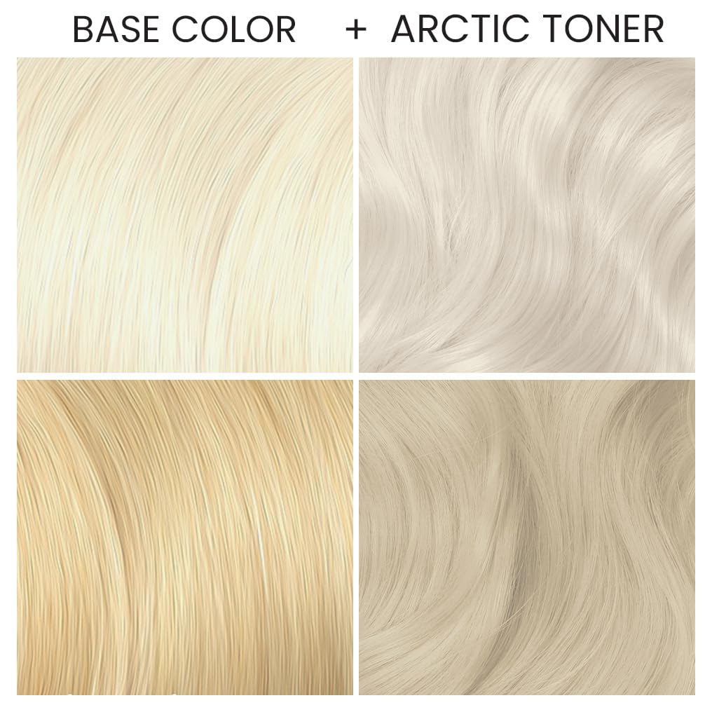 Veganer Semi-Permanent-Haarfarbtoner (165 ml), Arctic Toner 165 ml (1er Pack)