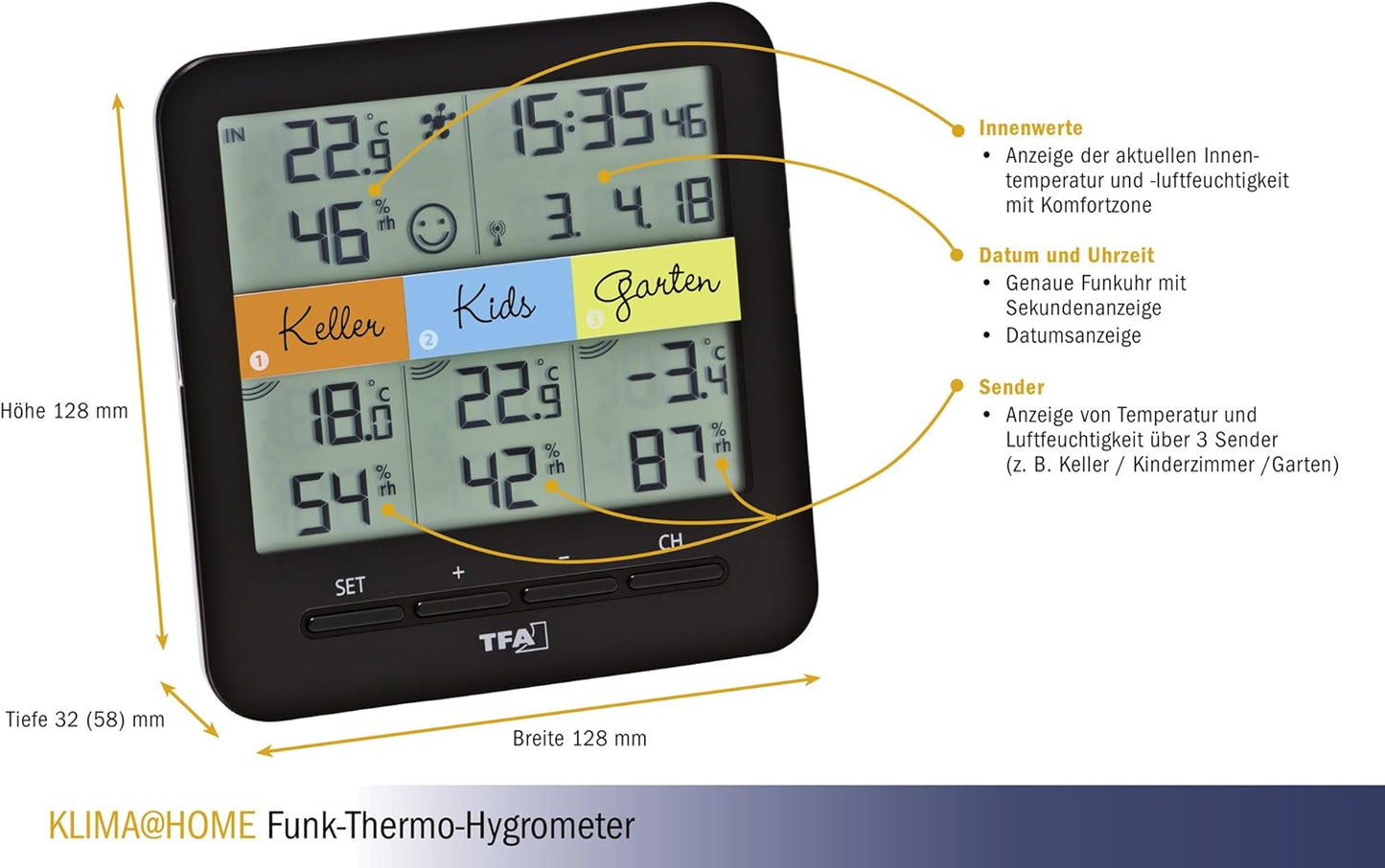 Wetterstation - KLIMA@HOME, Single