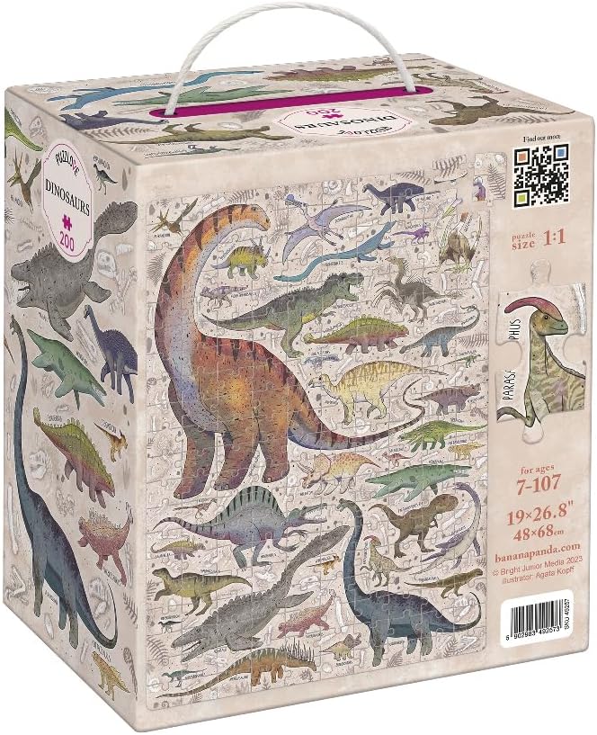 – Puzzlove Dinosaurier – 200 Teile, Dinosaurier (200 Stück)