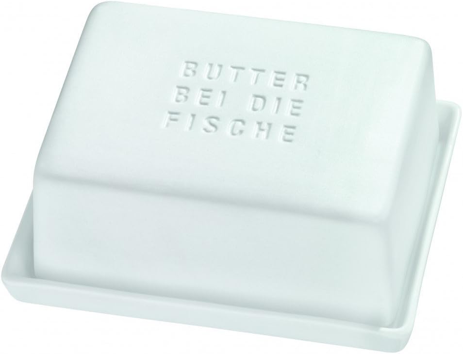 Butterdose: Butter bei die Fische