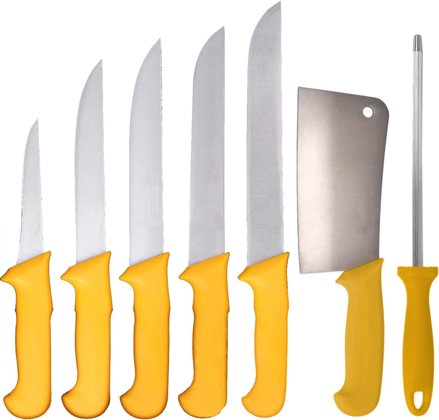 Profi Fleischermesser Set, 7 Messer