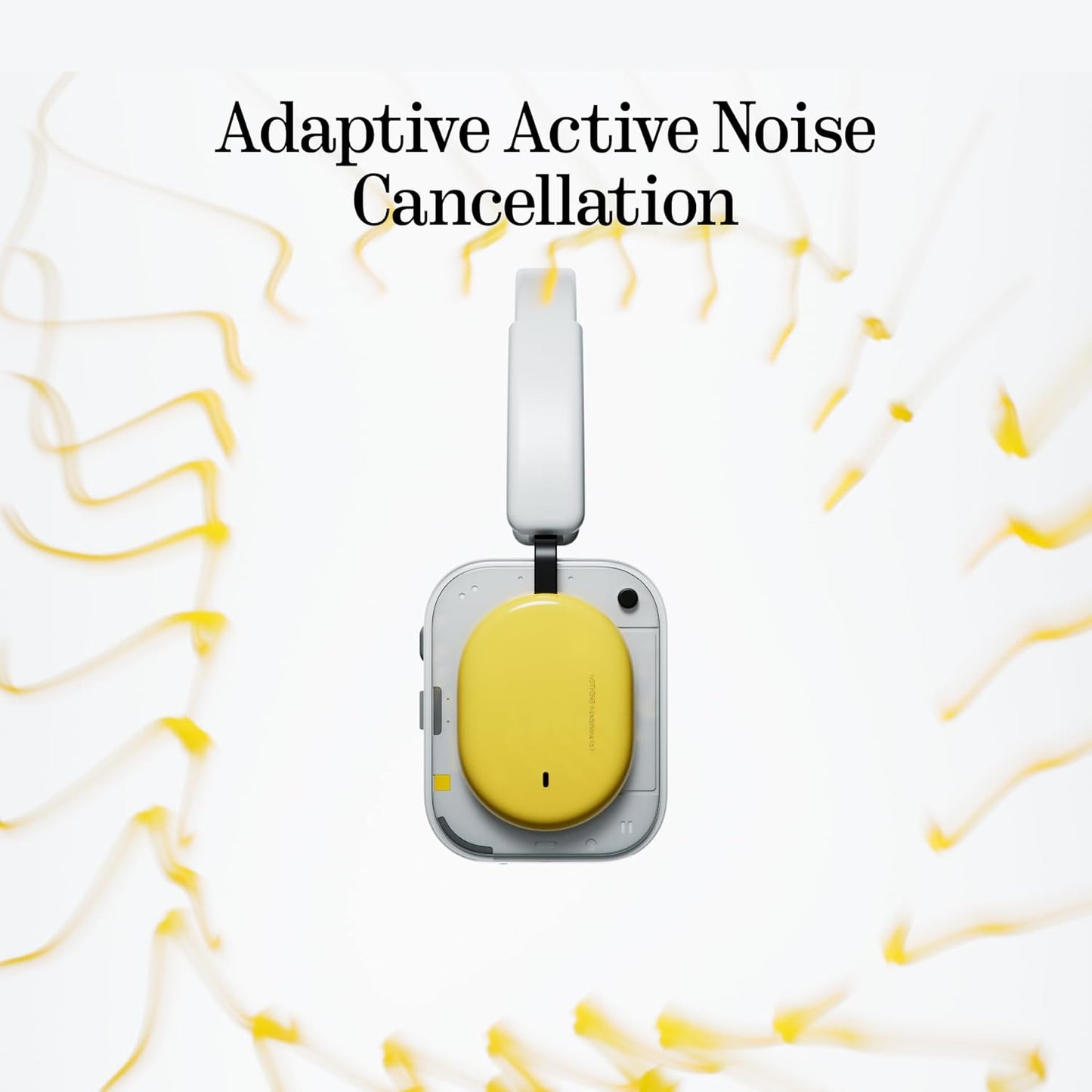 Kabellose Over-Ear Kopfhörer mit ANC, 135h Laufzeit, Headphone (a), Schwarz