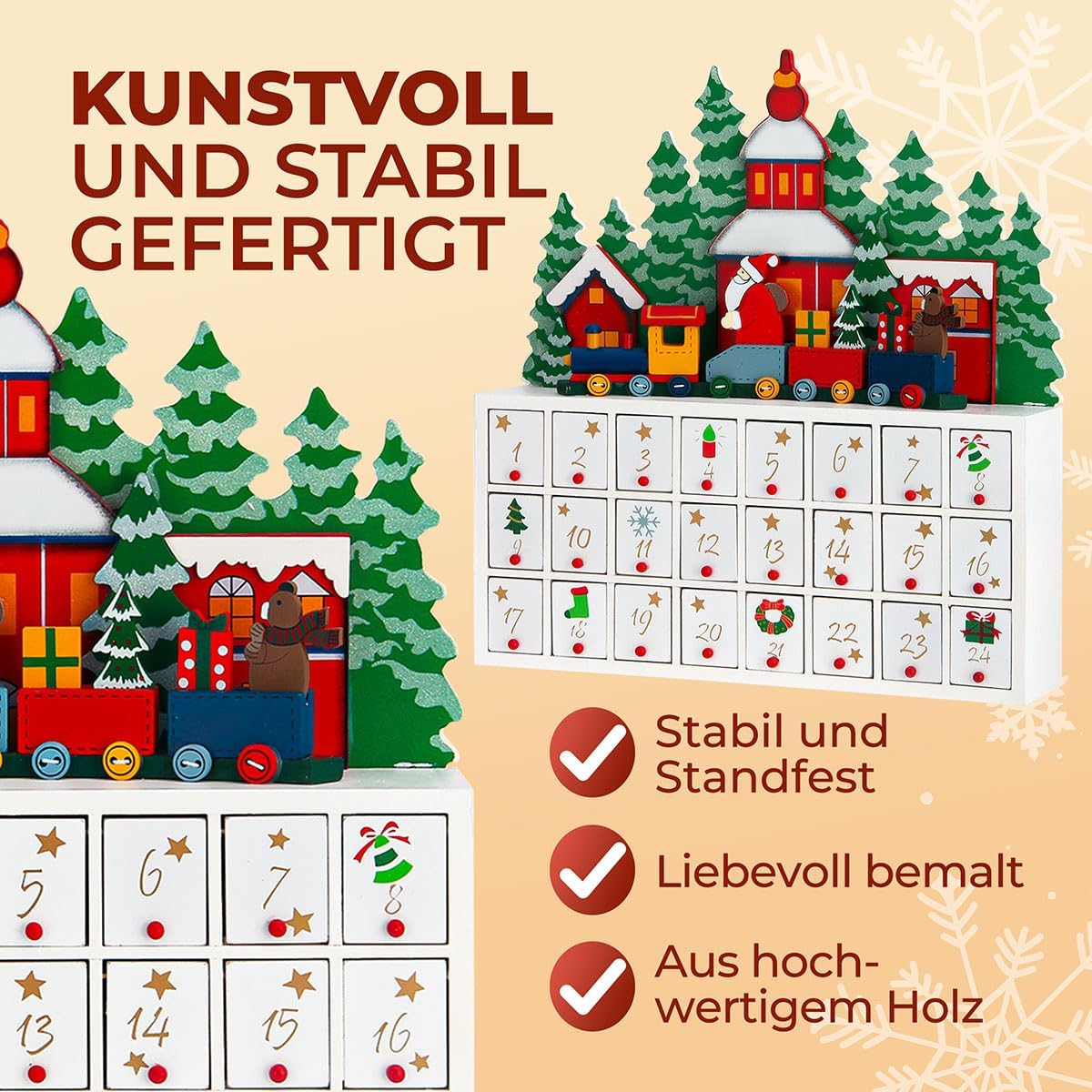 Adventskalender Winterlandschaft, Winterlandschaft