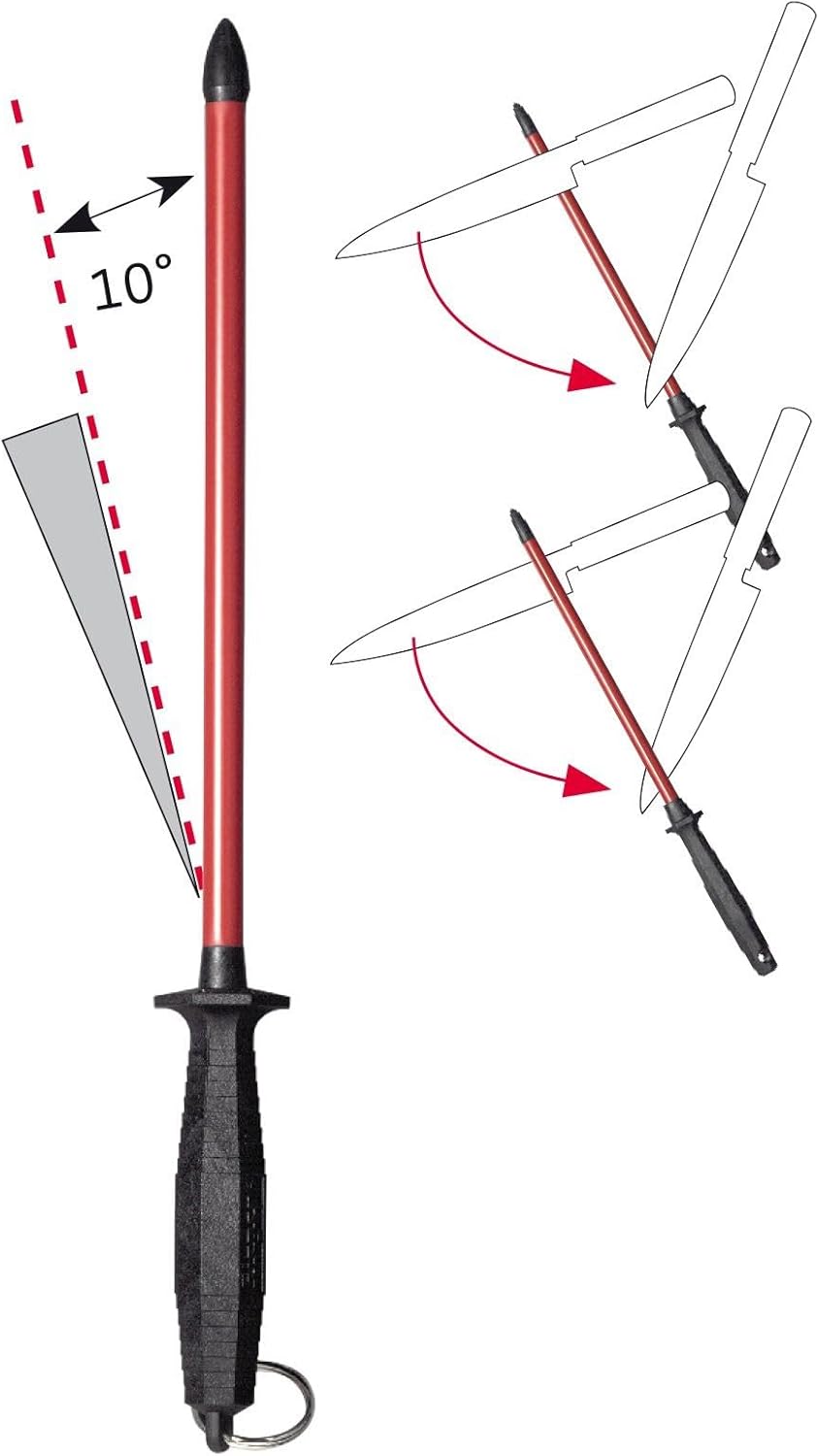 Messerschärfer Long-Life Wetzstab 50 cm, 50 cm Wetzstab