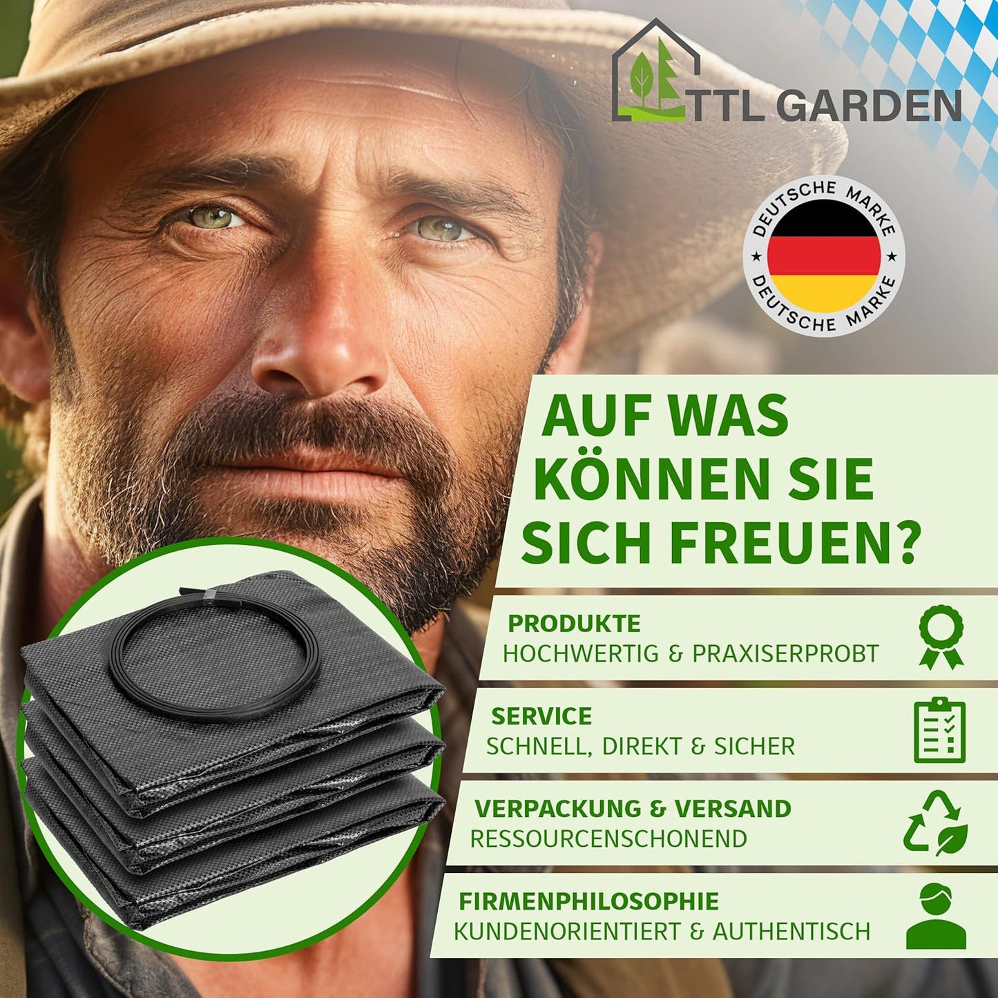 3er-Set Gartensack Super Solid, 272 Liter grau 3x 1 stück (3er Pack)