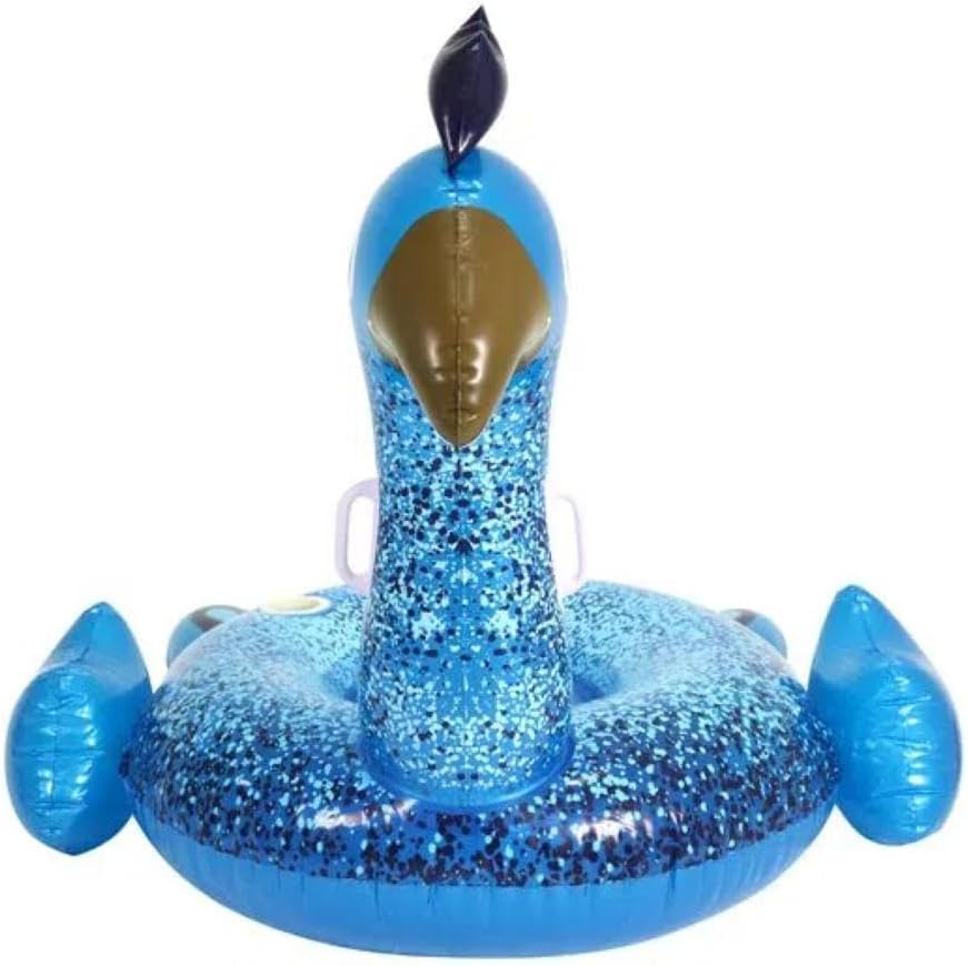 Aufblasbarer Pfau, Blau