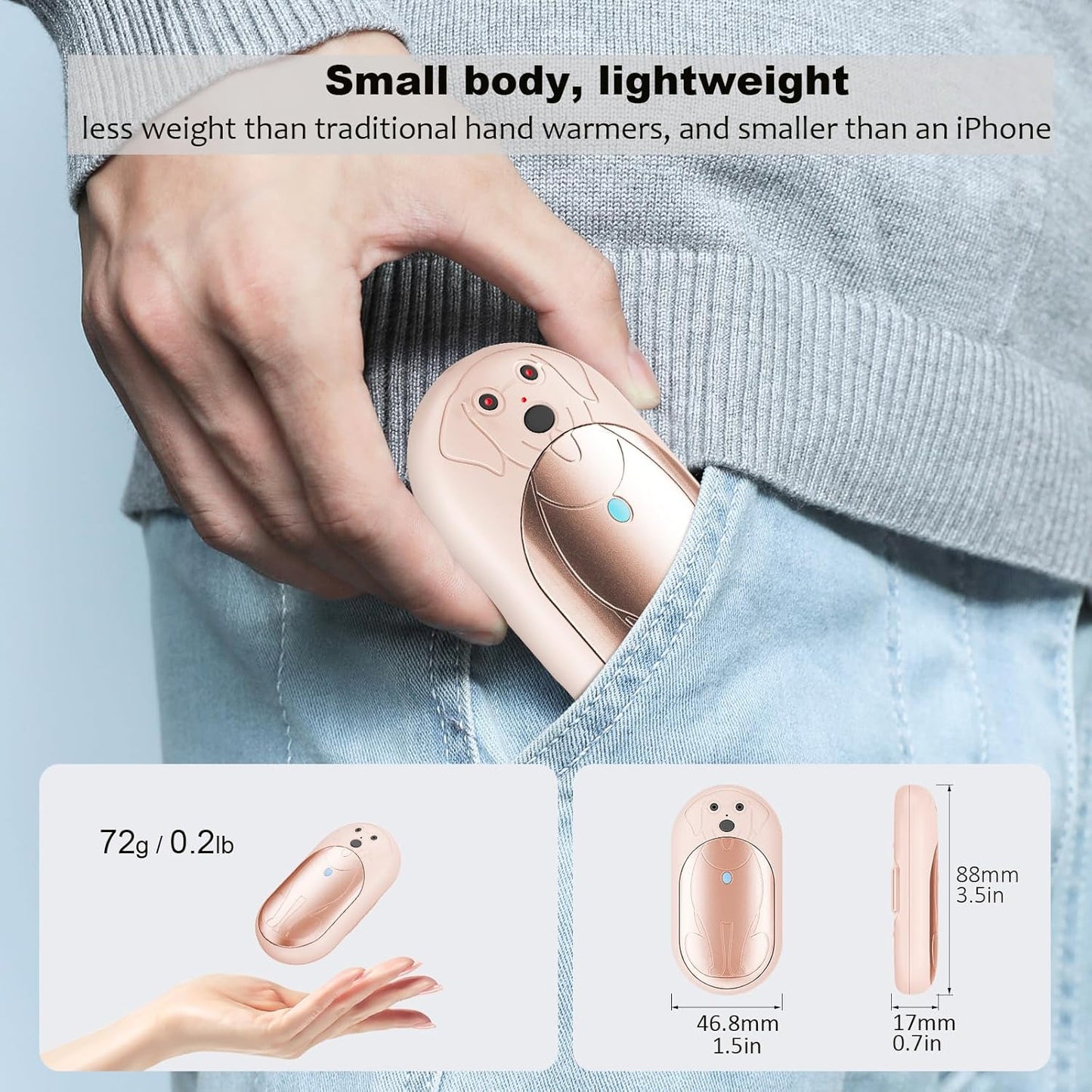 Elektrische Handwärmer, Rosa
