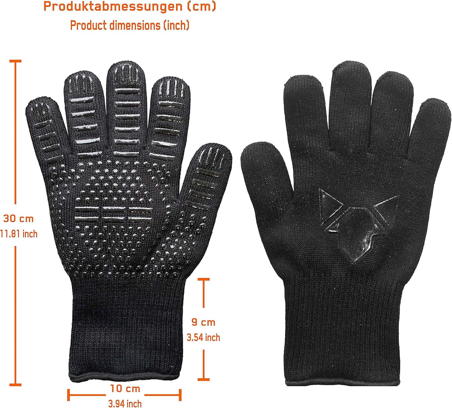Hitzebeständige Grillhandschuhe, Handschuhe aus Aramid
