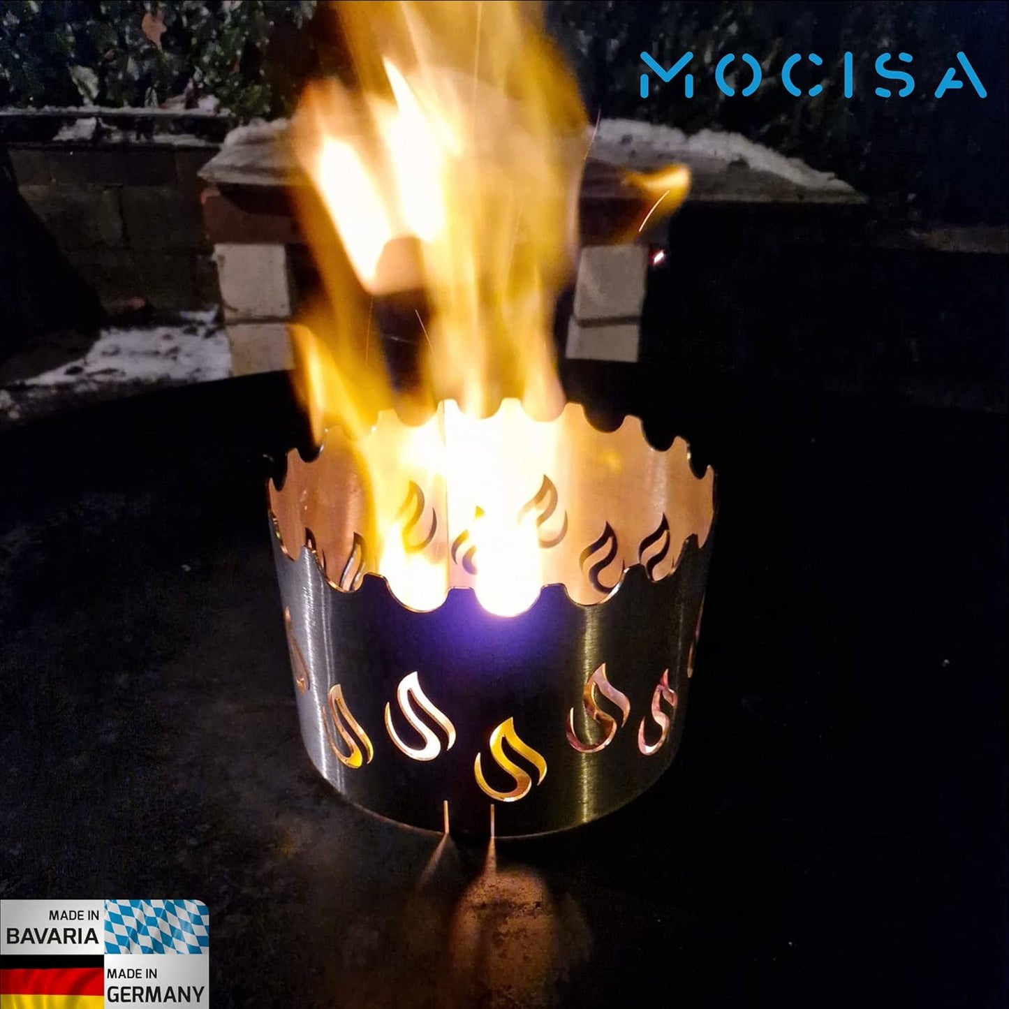 Wokaufsatz für Feuerplatte, Wokaufsatz Ø20cm Edelstahl
