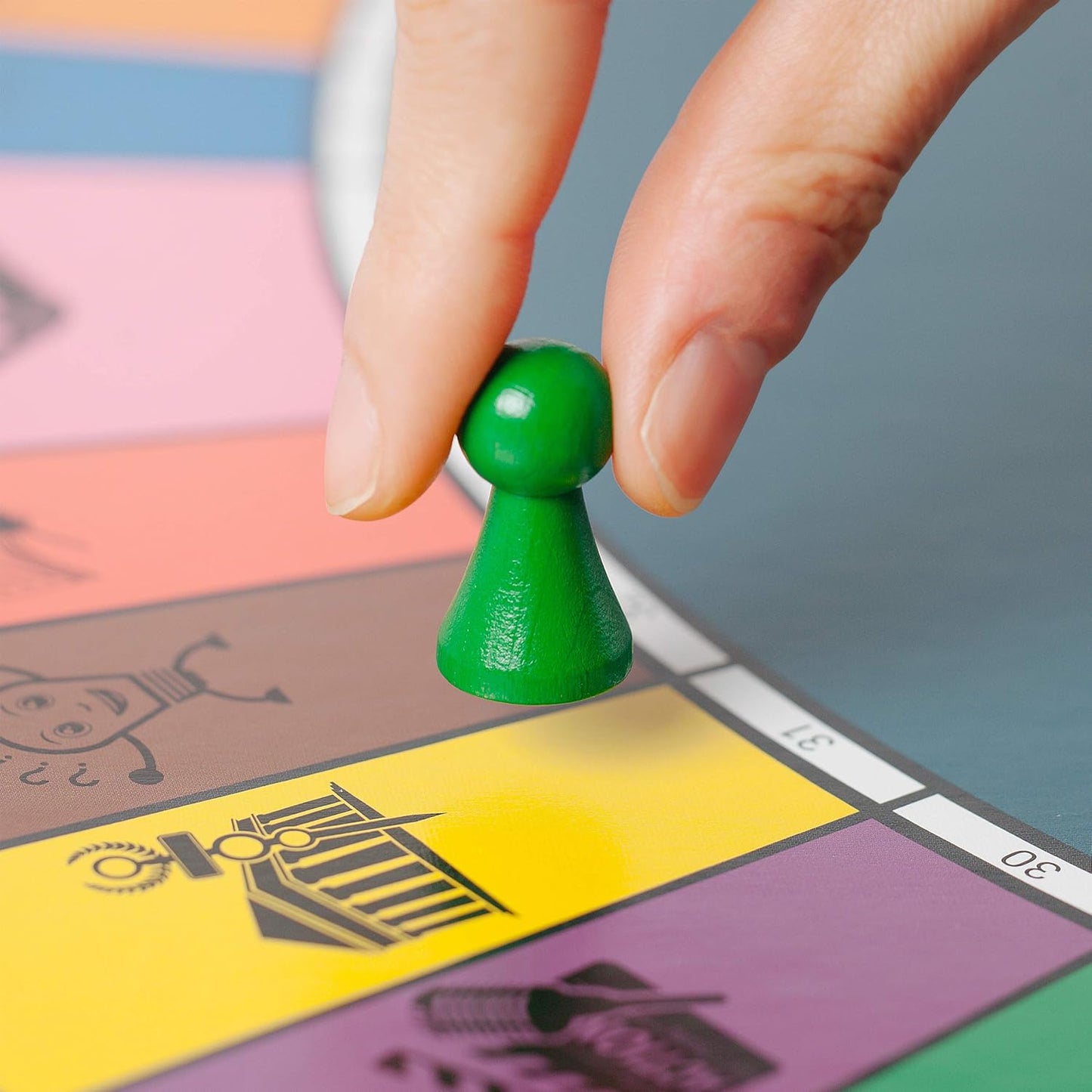 Interaktives Quiz-Brettspiel, Tasche-design Erdkunde Länder