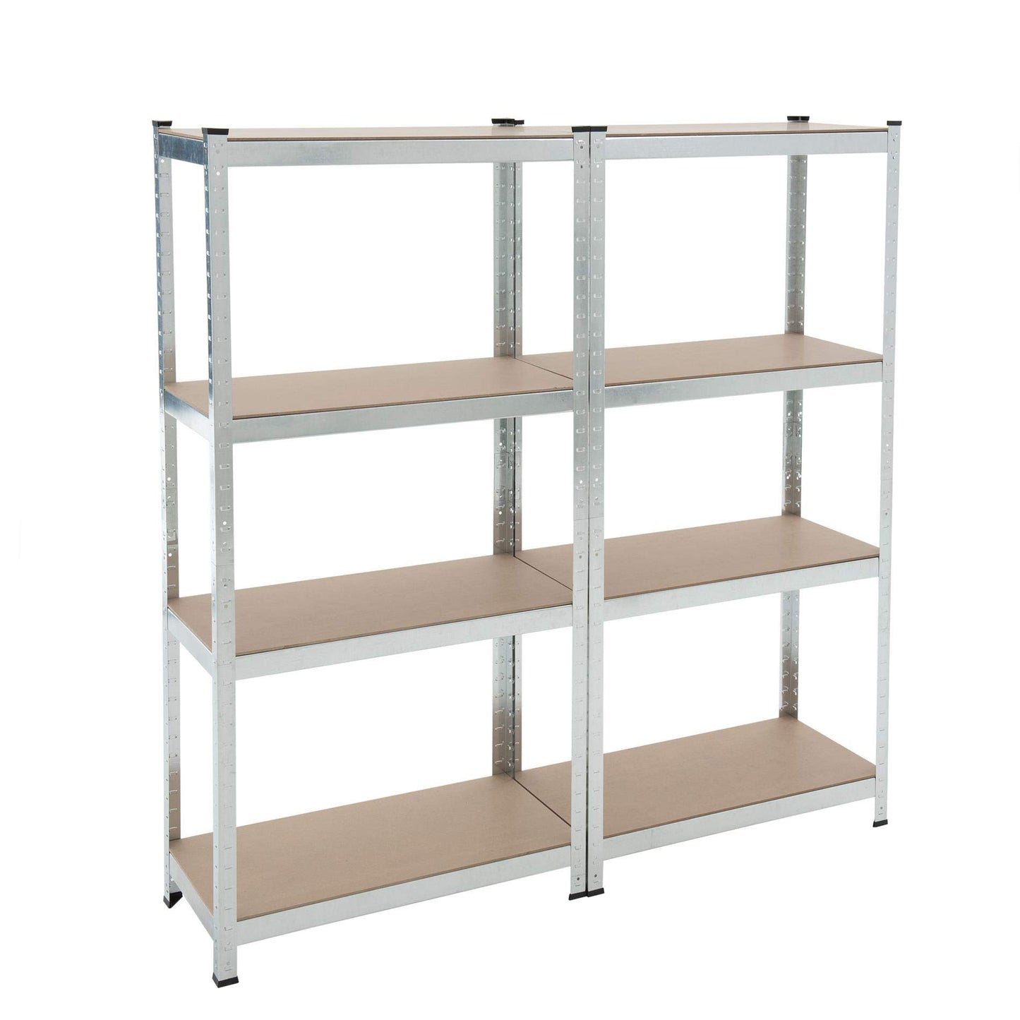 2 Stück Schwerlastregale, 2x 160x80x40cm / 640kg Verzinkt