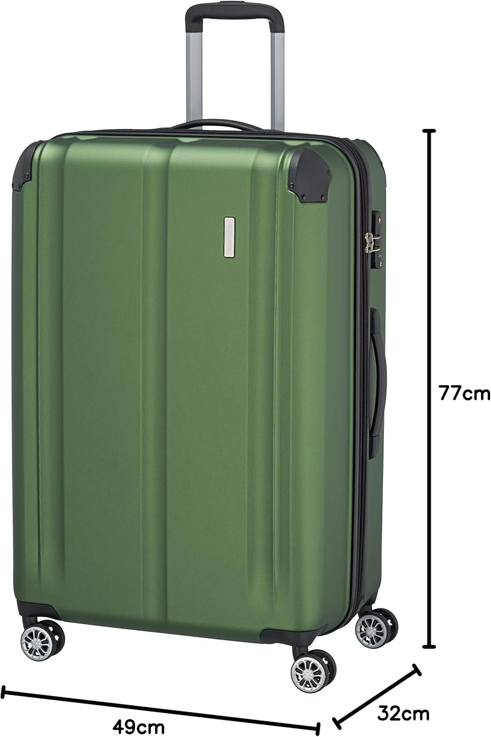 City, Grün Trolley Grösse L erw. (77 cm)