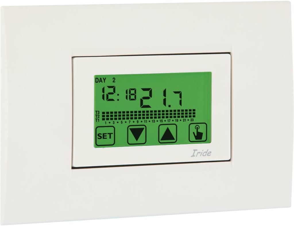 Thermostatuhr mit Wochenprogrammierung und Touchscreen